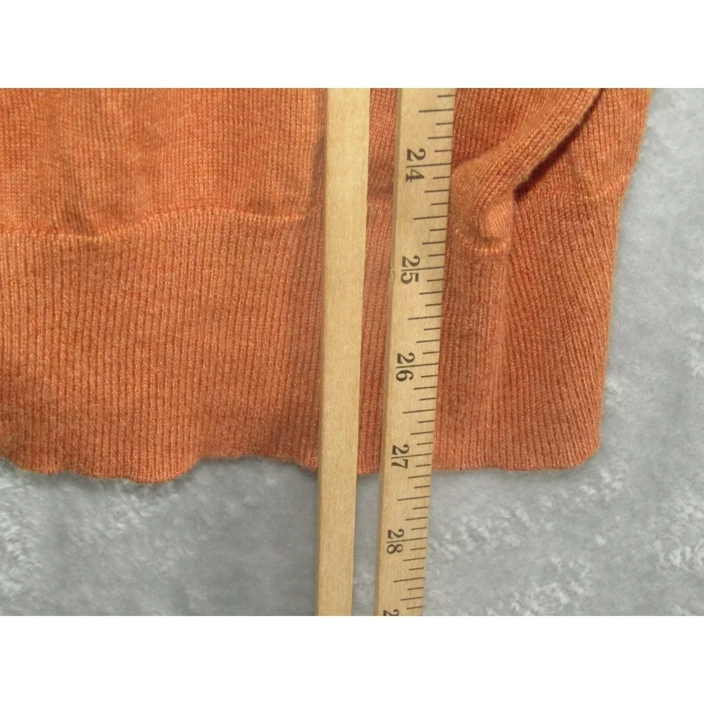 Banana‎ Republic Luxury Blend V Neck Sweater Orange Size L